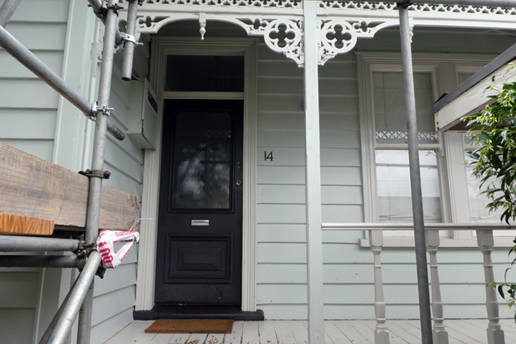 House painters at Devonport on Auckland’s North Shore