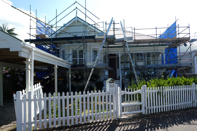 Villa restoration at Northcote Point on Auckland’s North Shore